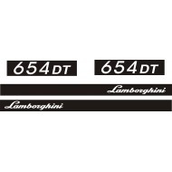 LAMBORGHINI 654 DT naklejki na traktor ciągnik - YESS Naklejki