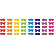 40szt TĘCZOWE  MOTYLE MOTYLKI  Naklejki Ozdobne Dziewczynka Chłopiec LGBT YESS Naklejki