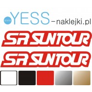 SR SUNTOUR  naklejki na amortyzator widelec  rowerowy