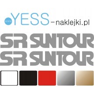 SR SUNTOUR  naklejki na amortyzator widelec  rowerowy