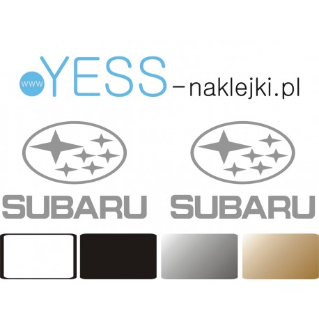 SUBARU   naklejki tuningowe na motocykl / skuter / samochód / quad / kask / TUNING 4x4 Motoryzacja - YESS Naklejki