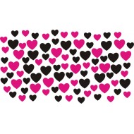 90zt SERCE SERDUSZKO SERCA SERDUSZKA   małe i duże naklejki na kask na rower dziecięcy rower dla dziewczynki - YESS Naklejki