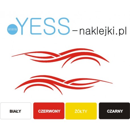 Tribale Tribal (tatuaż) naklejki tuningowe na motocykl skuter rower quad kask YESS Naklejki