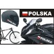 Naklejka Flaga Polski na kask, motocykl, rower, naklejka  Polska Flaga na kask, motocykl, rower, quad, skuter, YESS Naklejki