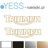 TRIUMPH Naklejka na bak  motocykl  YESS Naklejki