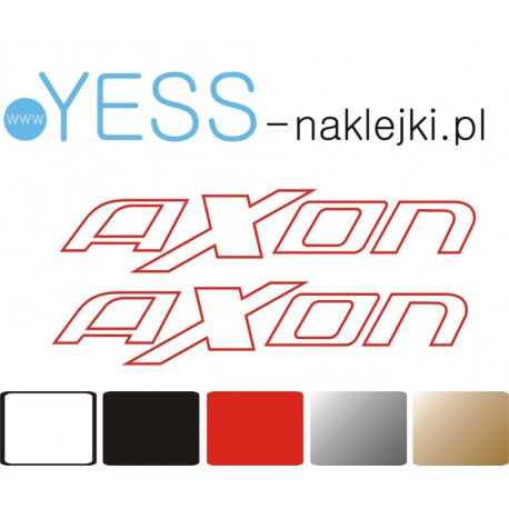 AXON  naklejki na przedni amortyzator  rowerowy,  naklejki  widelec  rowerowy