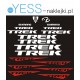 TREK SHIMANO Speed Concept naklejki na rower gravel, górski, mtb, szosowy, trekkingowy, elektryczny, mtb, YESS Naklejki