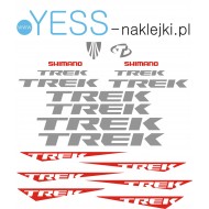 TREK SHIMANO Speed Concept naklejki na rower gravel, górski, mtb, szosowy, trekkingowy, elektryczny, mtb, YESS Naklejki