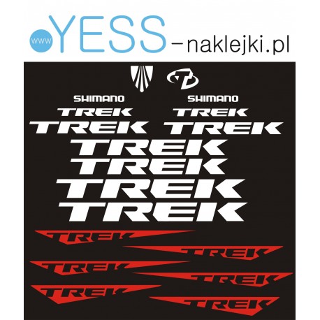TREK SHIMANO Speed Concept Apex naklejki na rower triathlonowy, rower szosowy, rower kolarzówka