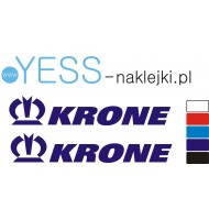KRONE 120cm naklejki  przyczepa naczepa tir wywrotka  YESS Naklejki