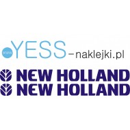 New Holland naklejka na traktor ciągnik koparka  YESS Naklejki