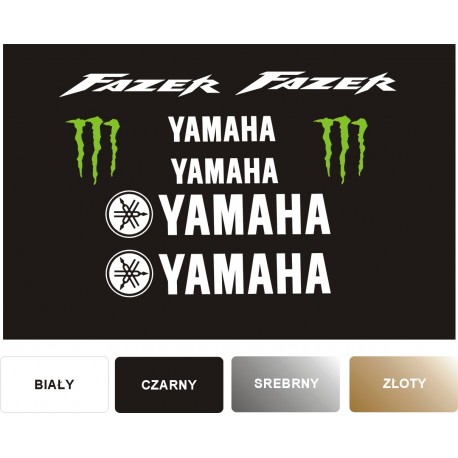 YAMAHA  FAZER   naklejki tuningowe na motocykl,  TUNING Motoryzacjny- YESS Naklejki