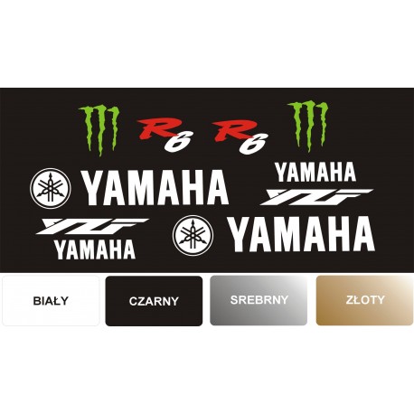 YAMAHA  R6 zamiennik  naklejki tuningowe na motocykl,  TUNING Motoryzacjny- YESS Naklejki
