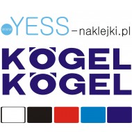 KOGEL naklejka naczepa tir wywrotka  YESS Naklejki