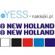 New Holland naklejka na traktor ciągnik koparka  YESS Naklejki