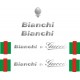 BIANCHI by Gucci  naklejki zastępcze na rower górski mtb szosowy trekkingowy gravel miejski elektryczny damski męski