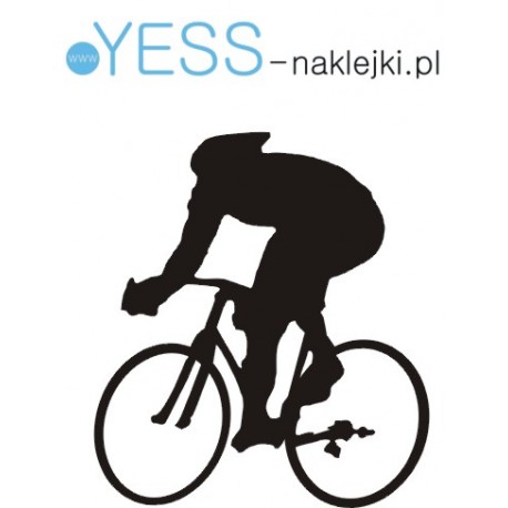 KOLARZ SZOSOWY naklejka hobby na samochód, auto - YESS Naklejki.pl