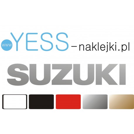 SUZUKI  naklejki tuningowe na motocykl / skuter / samochód / quad / kask   YESS Naklejki