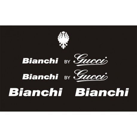 BIANCHI by Gucci  naklejki zastępcze na rower górski mtb szosowy trekkingowy gravel miejski elektryczny damski męski