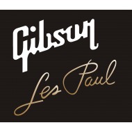 Gibson Les Paul  logo naklejka na gitarę