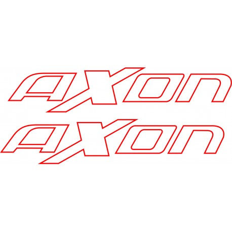 AXON naklejki na amortyzator widelec rower