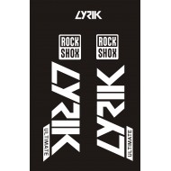 LYRIK Ultimate ROCK SHOX naklejki na amortyzaror widelec