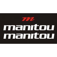 MANITOU naklejki na amortyzator widelec rower