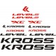 KROSS A9 LEVEL  naklejki zastępcze na rower górski mtb,rower szosowy,rower trekkingowy,rower miejski,rower damski,rower męski