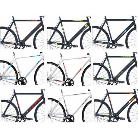 dodatkowe naklejki paski tuningowe na cały rower męski, rower damski, gravel, górski, mtb, szosowy, trekkingowy, miejski - YESS 