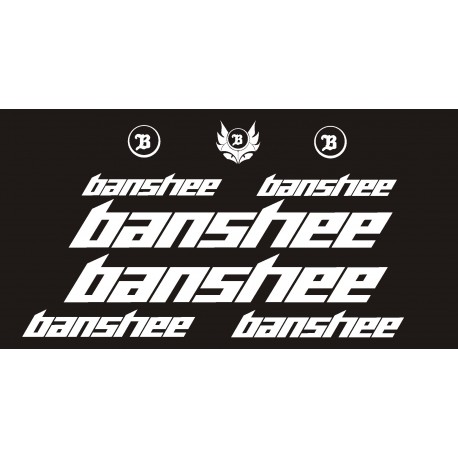 BANSHEE naklejki zastępcze na rower gravel, górski, mtb, szosowy, trekkingowy, miejski, elektryczny, damski, męski, allegro, olx