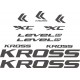 KROSS  LEVEL  A9 naklejki zastępcze na rower górski mtb,rower szosowy,rower trekkingowy,rower miejski,rower damski,rower męski