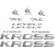 KROSS  LEVEL  A9 naklejki zastępcze na rower górski mtb,rower szosowy,rower trekkingowy,rower miejski,rower damski,rower męski