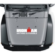 IRONMAN ANTHING IS POSSIBLE 70x23cm    Naklejka Tuning 4x4   Off-Road