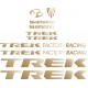 TREK FACTORY RACING naklejki zastępcze na rower górski mtb szosowy trekkingowy gravel miejski  damski męski, allegro, olx