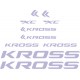 KROSS naklejki zastępcze na rower górski mtb,rower szosowy,rower trekkingowy,rower miejski,rower damski,rower męski, allegro,olx