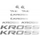 KROSS naklejki zastępcze na rower górski mtb,rower szosowy,rower trekkingowy,rower miejski,rower damski,rower męski, allegro,olx