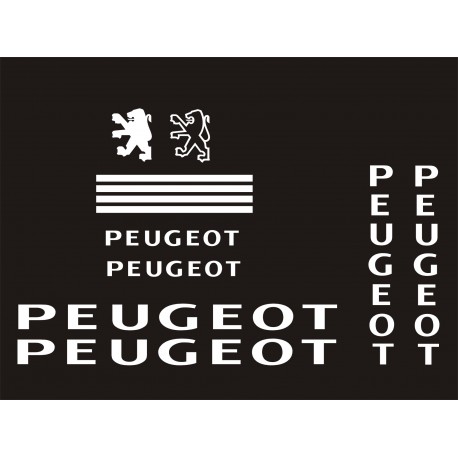 PEUGEOT naklejki na rower