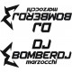 MARZOCCHI BOMBER DJ  naklejki na amortyzator widelec rower