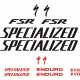 SPECIALIZED  naklejki zastępcze na rower, górski, mtb, szosowy, trekkingowy, miejski, elektryczny, rower damski, rower męski