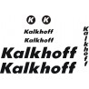 KALKHOFF naklejki zastępcze na rower damski, rower męski, gravel, górski, mtb, szosowy, trekkingowy, miejski - YESS Naklejki