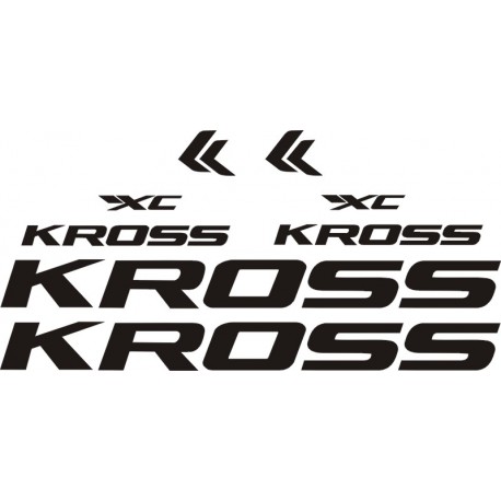 KROSS  naklejki zastępcze na rower damski, na rower męski, gravel, górski, mtb, szosowy, trekkingowy, miejski - YESS Naklejki