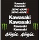 KAWASAKI NINJA ZX-6R  naklejki na motocykl