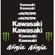 KAWASAKI NINJA 400R naklejki na motocykl 