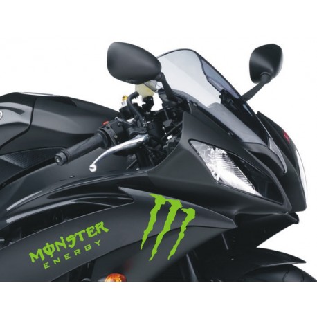 MONSTER ENERGY naklejki tuningowowe, kask narciarski, kask motocyklowy,  kask rowerowy, kask snowboardowy, motocykl, quad