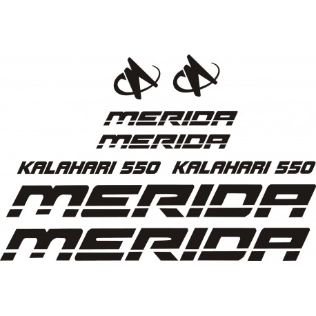 MERIDA  KALAHARI 550 naklejki zastępcze na rower męski, rower damski, gravel, górski, mtb, szosowy, trekkingowy - YESS Naklejki
