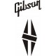 Gibson Diamond Hatch Custom logo naklejka na gitarę