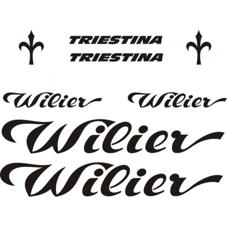 WILIER TRIESTINA naklejki zastępcze na rower damski, rower męski, gravel, górski, mtb, szosowy, trekkingowy - YESS Naklejki