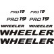 WHEELER PRO 19  naklejki zastępcze na rower damski, rower męski, gravel, górski, mtb, szosowy, trekkingowy - YESS Naklejki