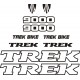 TREK naklejki zastępcze na rower damski, męski, gravel, górski, mtb, szosowy, trekkingowy, miejski - YESS Naklejki