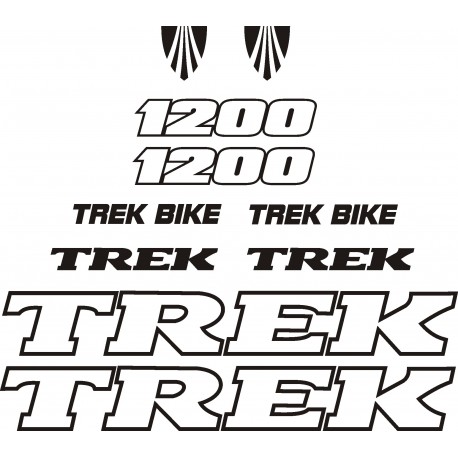 TREK naklejki zastępcze na rower damski, męski, gravel, górski, mtb, szosowy, trekkingowy, miejski - YESS Naklejki